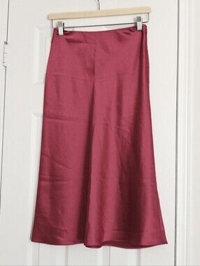 Club Monaco Satin Skirt